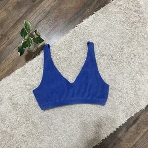 Offline by Aerie Recharge Least Support Summer Lights Terry Cloth Sports Bra